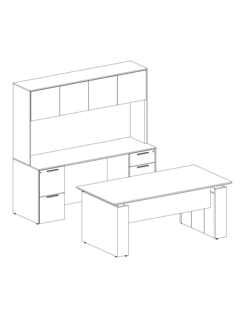 Executive Wood Office Suite EHAK1 e3 Office Furniture & Interiors