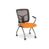 Coolmesh Nesting Chair with Orange Seat SKU 7794