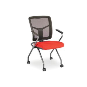 Coolmesh Nesting Chair with Red Seat SKU 7794