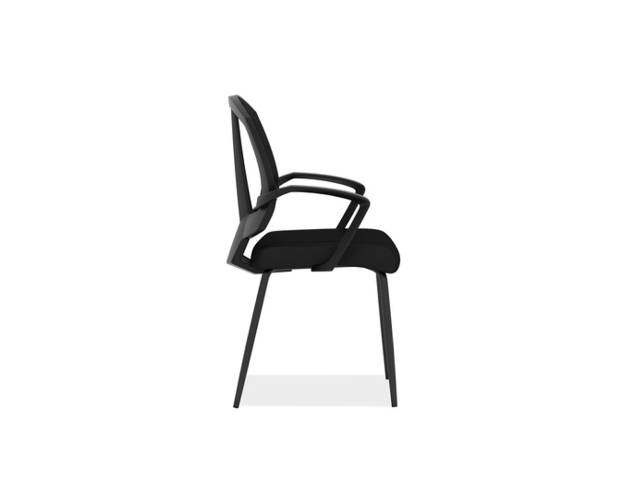 Diamond Guest Chair with Black Mesh