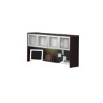 71" Hutch with 4 Frosted Glass Doors-PL144OH/44SGD(2) +$509.00
