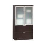 2 Drawer Lateral/Glass Storage Cabinet +$1,159.00