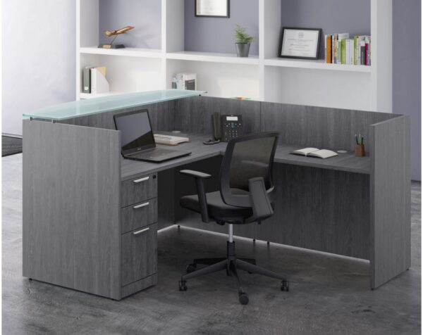 Reception Desk Package - B5 - Newport Grey Reception Desk Package - B5 - Newport Grey