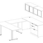 72” x 72” x 24” Desk with Return +$30.00