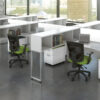 Elements 6 Person Collaborative Workstation – Package 6-MO – Performance Furnishings