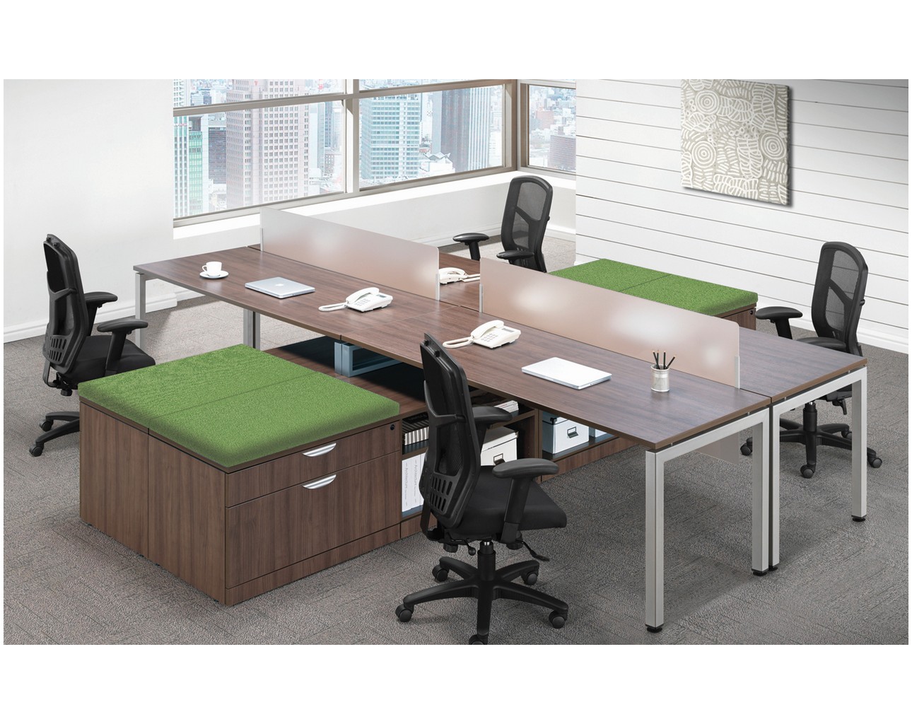 Elements L Shaped desk - Package 15-MO