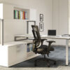 L Shaped Desk with Storage - Package 12.2-MO - Performance Furnishings