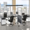 Elements Plus Quad Workstation (4 Shown) - Package 19-MO - Performance Furnishings