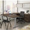 L Shaped Standing Desk with Storage - Package 5-MO - Performance Furnishings