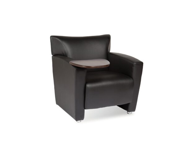 Tribeca Club Chair with Pivoting Table - SKU TABLET9681MOCBLKU164