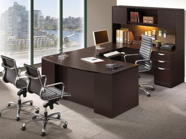 U Shaped Executive Desk- Package 5-CP-R/L -Performance Furnishings