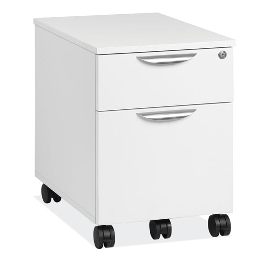 Performance Furnishings Classic Locking Mobile Box/File Pedestal