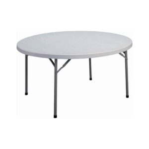 round folding table