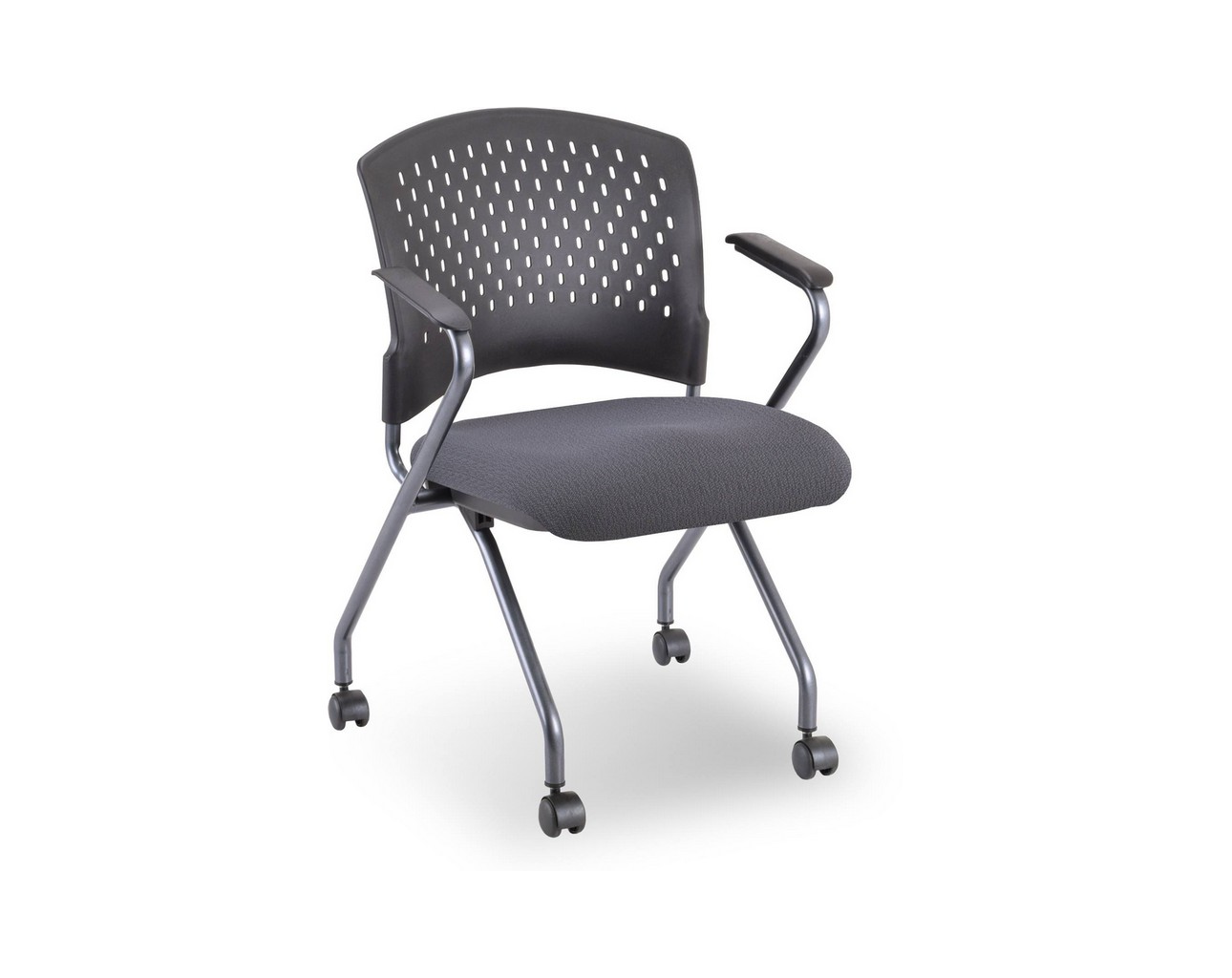 Agenda II Nesting Chair - Grey Fabric SKU 3294T