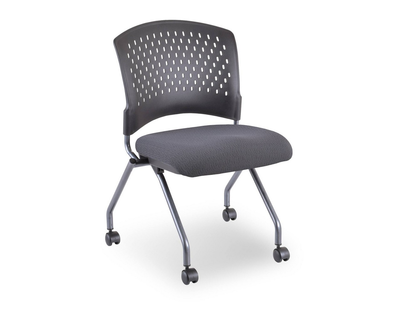 Agenda II Nesting Chair Without Arms – GREY Fabric SKU 3274T