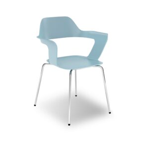 Avery Stacking Guest Chair - Sky Blue SKU 6054