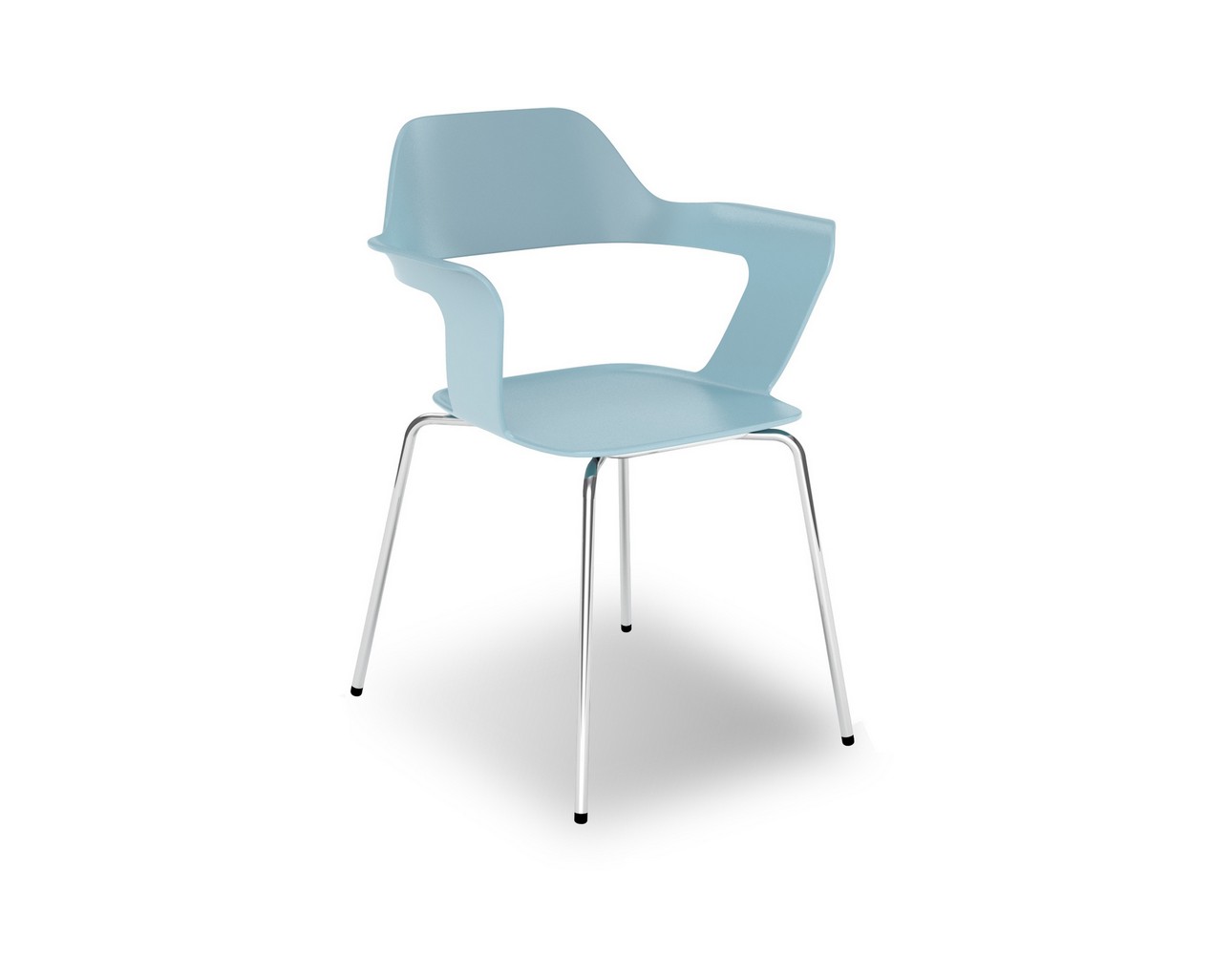 Avery Stacking Guest Chair - Sky Blue SKU 6054