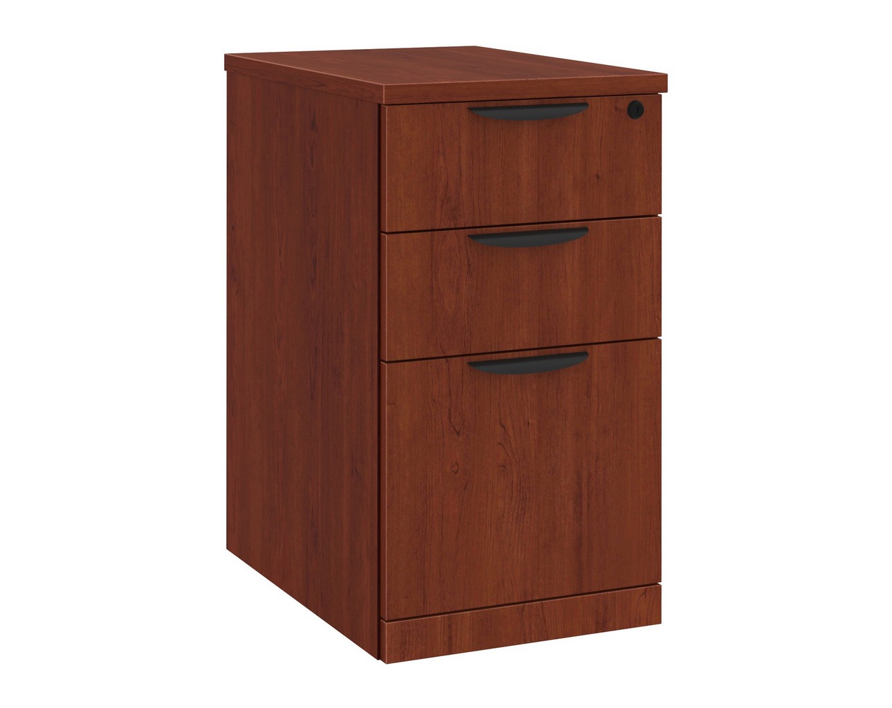 Classic Locking Mobile Pedestals – 3 Drawer in Cherry