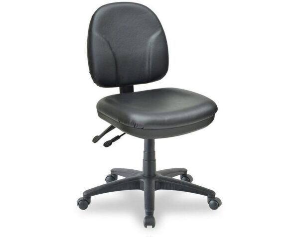 Comformatic Tilt Seat and Back Chair - Black Antimicrobial Vinyl