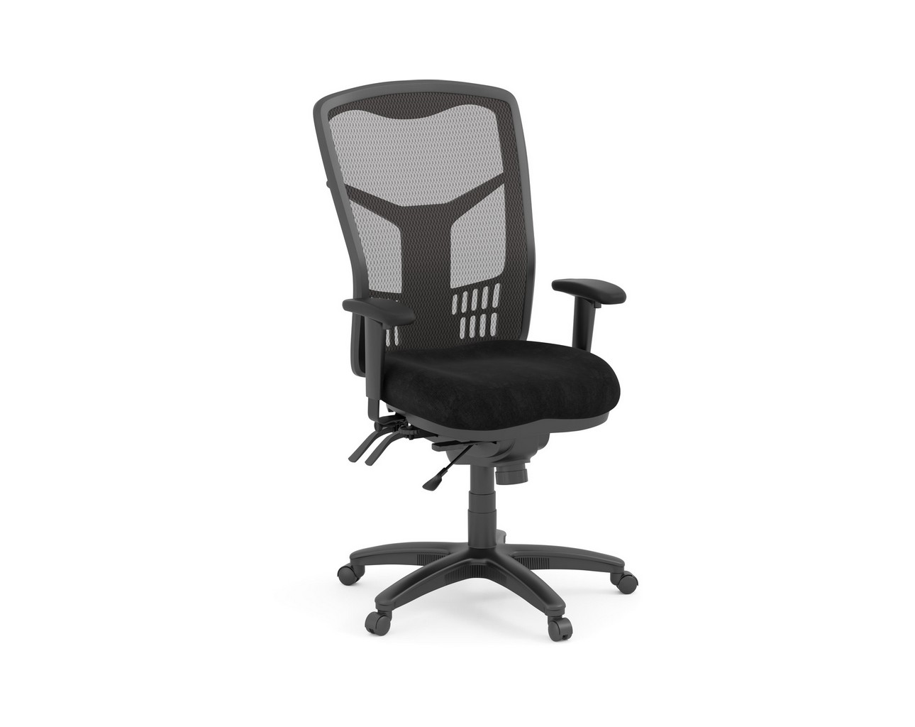 CoolMesh Executive High Back Chair - Black Fabric SKU 7704S