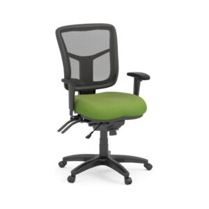 CoolMesh Executive Mid Back Chair - Green Fabric SKU 7754S