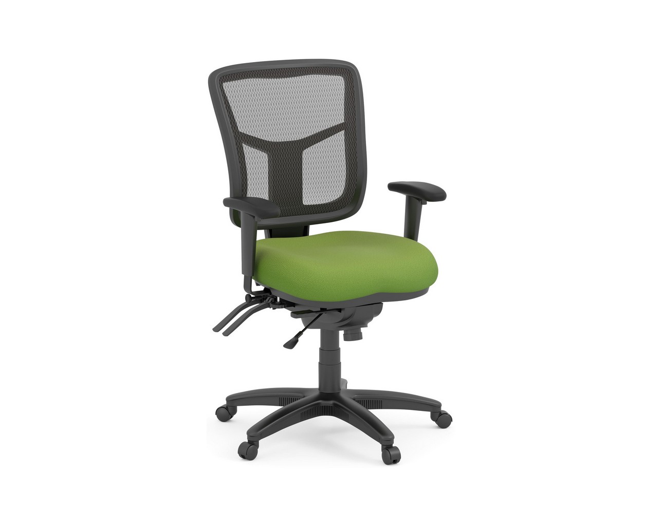 CoolMesh Executive Mid Back Chair - Green Fabric SKU 7754S