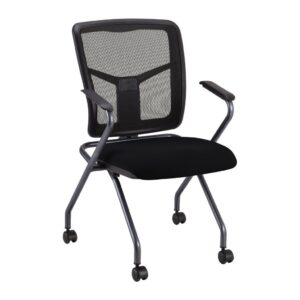 CoolMesh Nesting Chair - Black Fabric SKU 7794