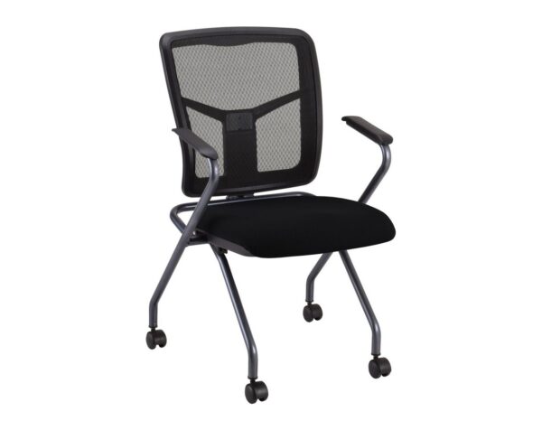 CoolMesh Nesting Chair - Black Fabric SKU 7794