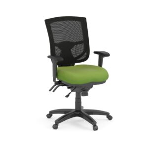CoolMesh Pro Executive Mid Back Chair - Green Fabric 80540GRN9179