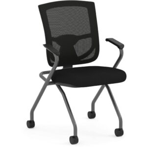CoolMesh Pro Nesting Chair - Black Fabric SKU 8094