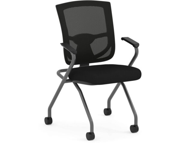 CoolMesh Pro Nesting Chair - Black Fabric SKU 8094