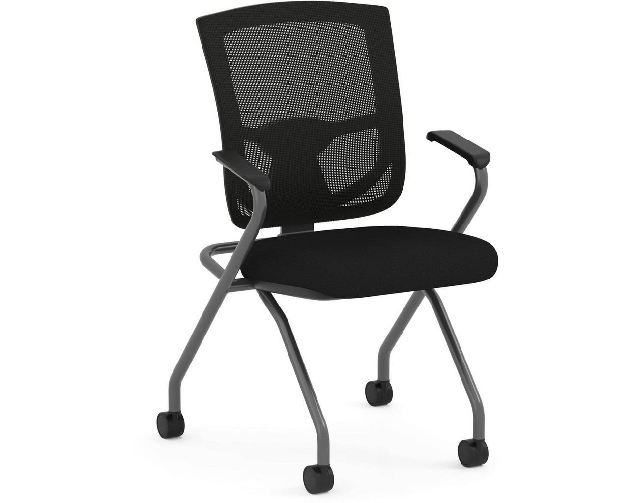 CoolMesh Pro Nesting Chair – Black Fabric SKU 8094