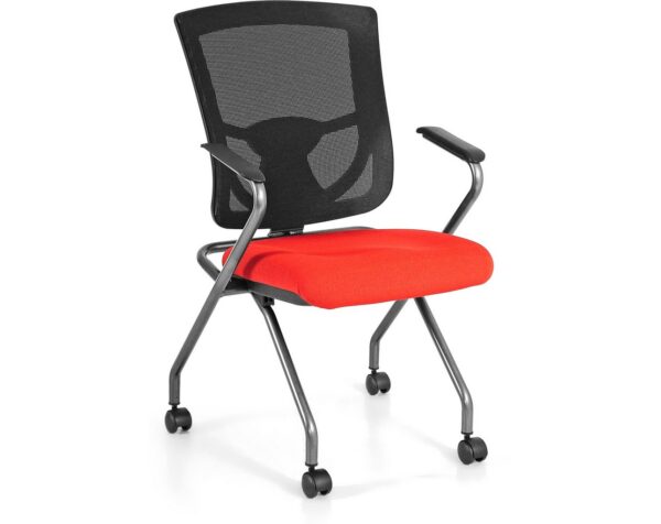 CoolMesh Pro Nesting Chair - Red Fabric SKU 8094