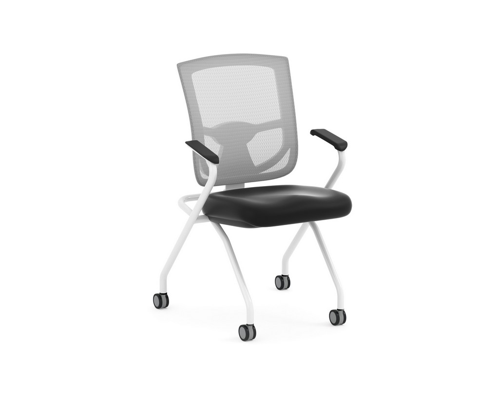CoolMesh Pro Plus Nesting Chair – Black Antimicrobial Vinyl SKU 8194