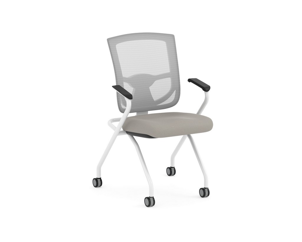 CoolMesh Pro Plus Nesting Chair – Grey Antimicrobial Vinyl SKU 8194