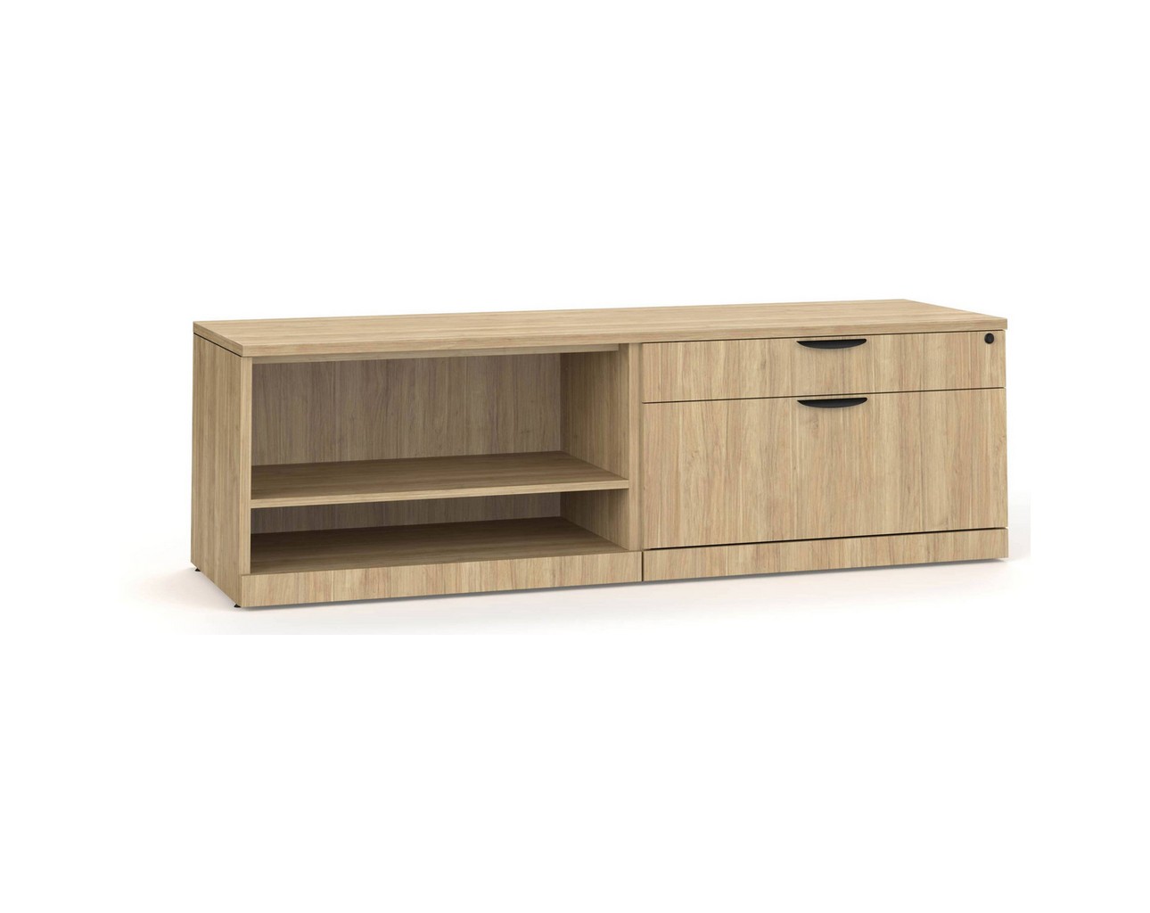 Elements Storage Cabinet and Bookshelf Credenza – APN and Top