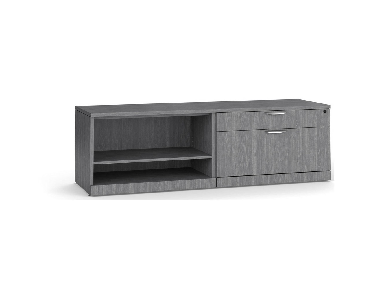 Elements Storage Cabinet and Bookshelf Credenza – NPG Base and Top
