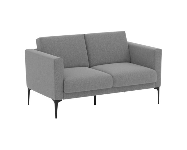 Enzo Love Seat - Grey Fabric 68221