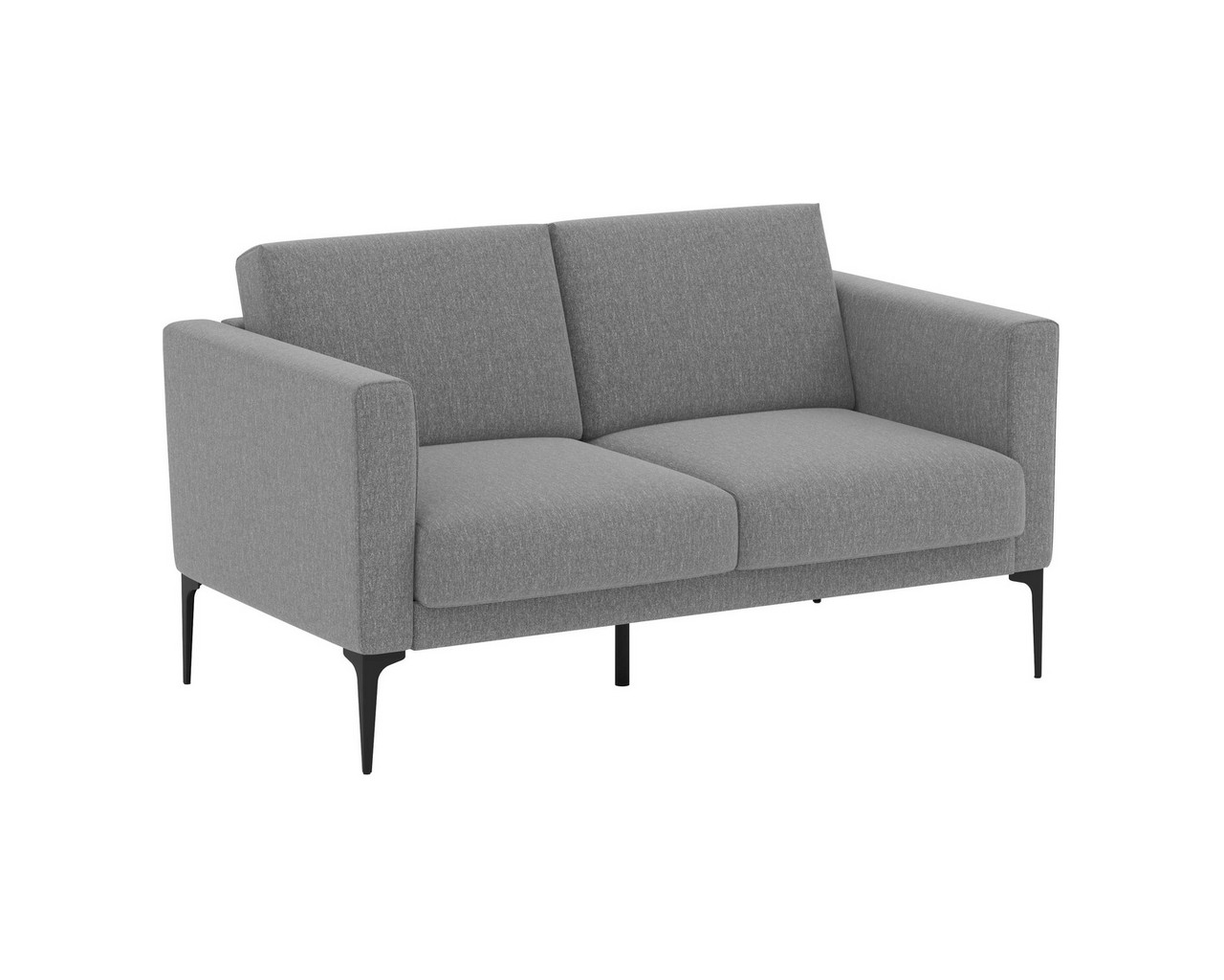 Enzo Love Seat – Grey Fabric 68221