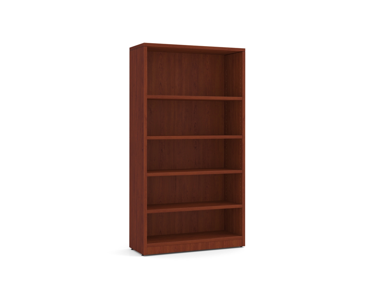 Heavy Duty Bookshelves – 5 Shelf in Cherry