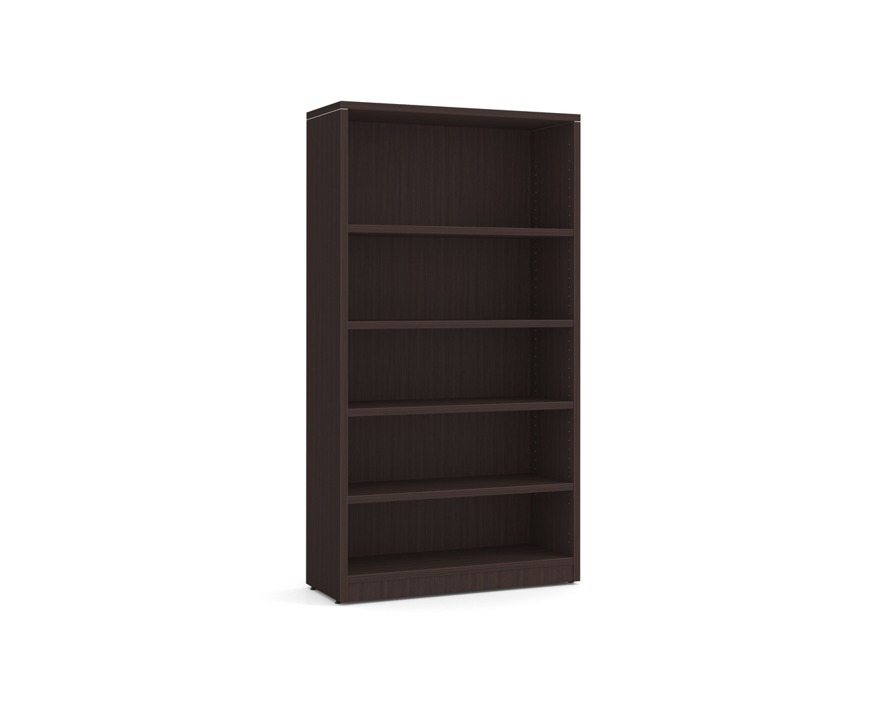 Heavy Duty Bookshelves – 5 Shelf in Espresso