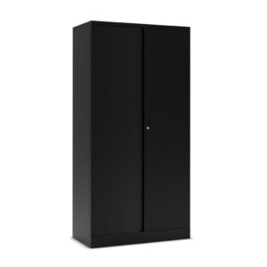 Heavy Duty Metal Storage Cabinets - 72 in Black
