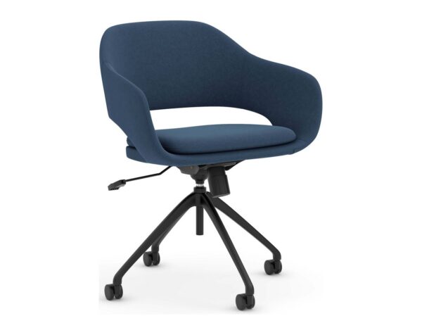 Kona Guest Chair with Swivel Base - Blue