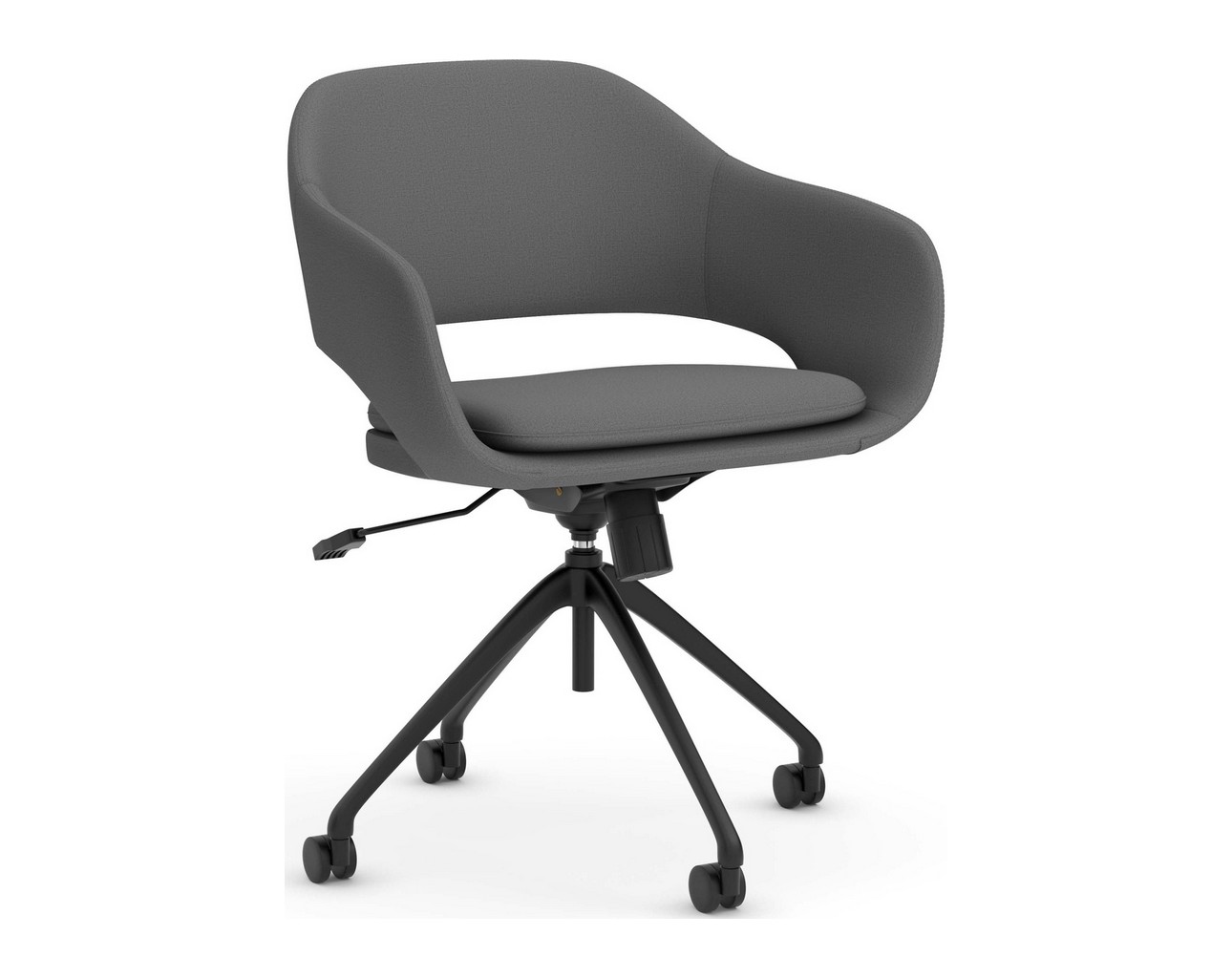 Kona Guest Chair with Swivel Base – Grey