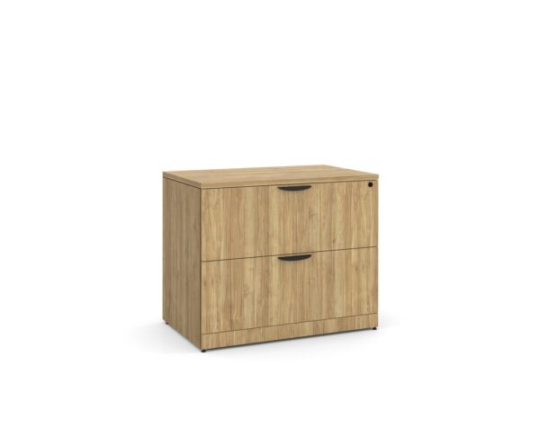 2 Drawer Lateral Filing Cabinet with Aspen Finish