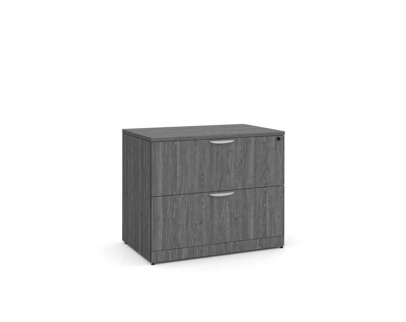 2 Drawer Lateral Filing Cabinet with Newport Grey Finish