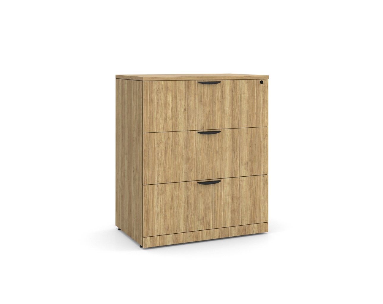 3 Drawer Lateral Filing Cabinet with Aspen Finish