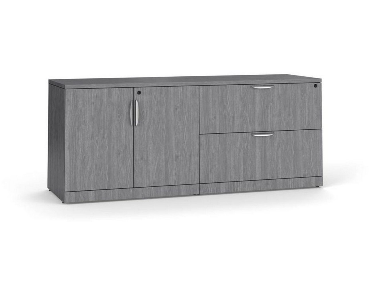 Lateral Storage Credenza – Newport Grey Base and Top