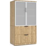 Storage Cabinet and Lateral File Combo Unit - PL152(1)-PL152SGD-A1(1)/PL112(1) +$1,159.00