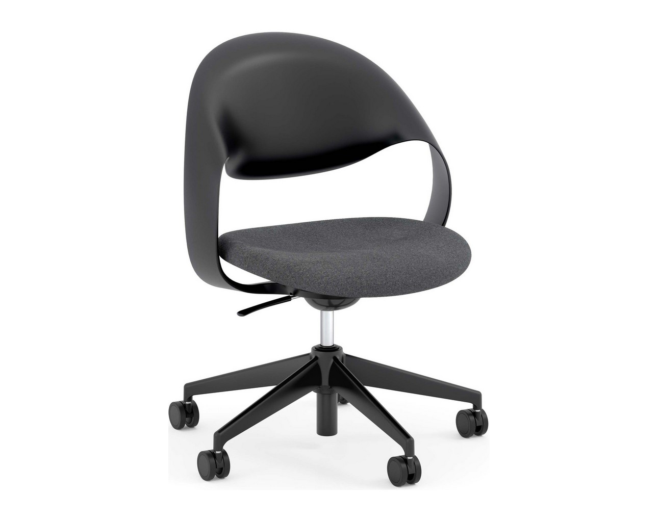 Loop Multi-Purpose Chair – Black Frame with Grey Seat